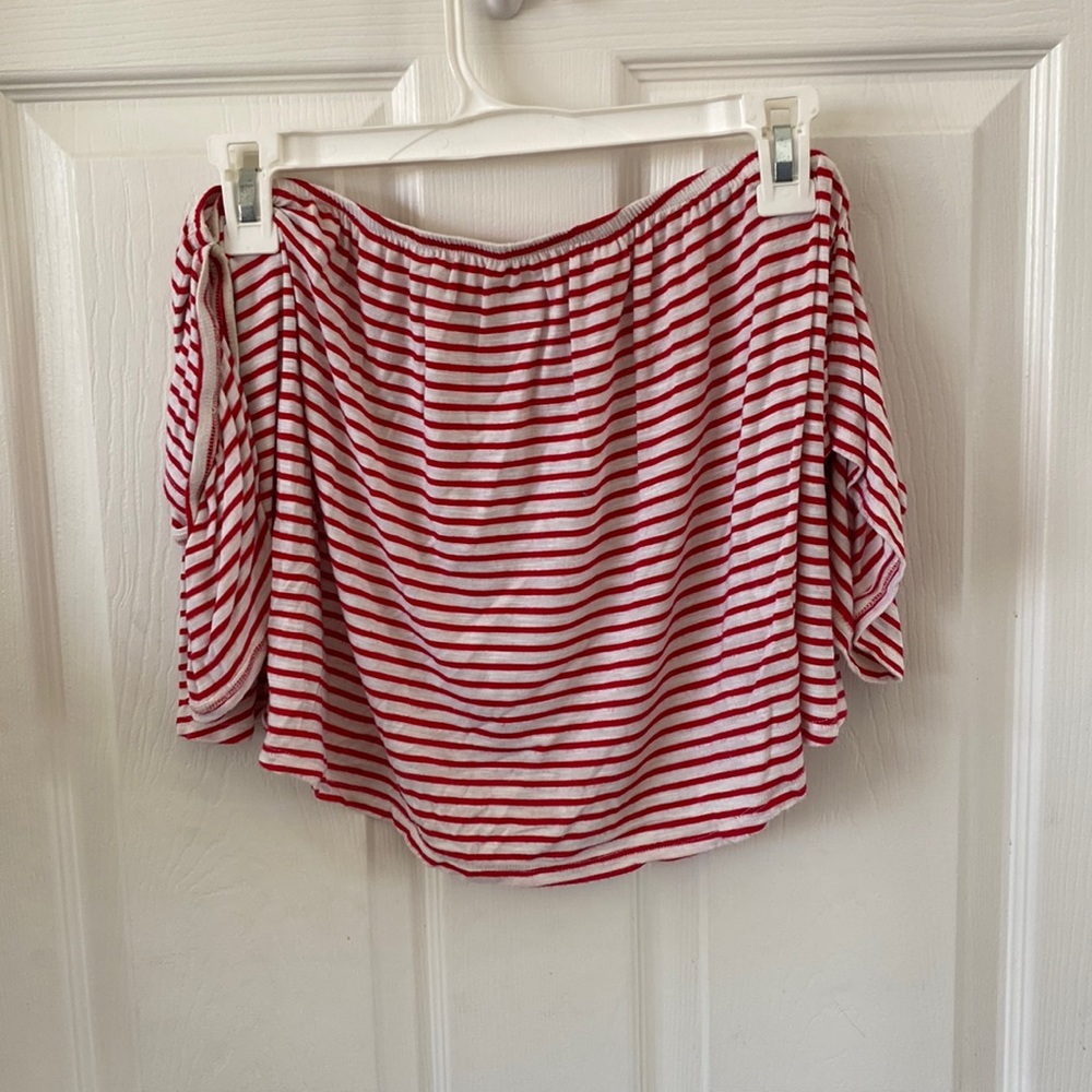 Off the shoulder crop top